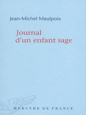 cover image of Journal d'un enfant sage